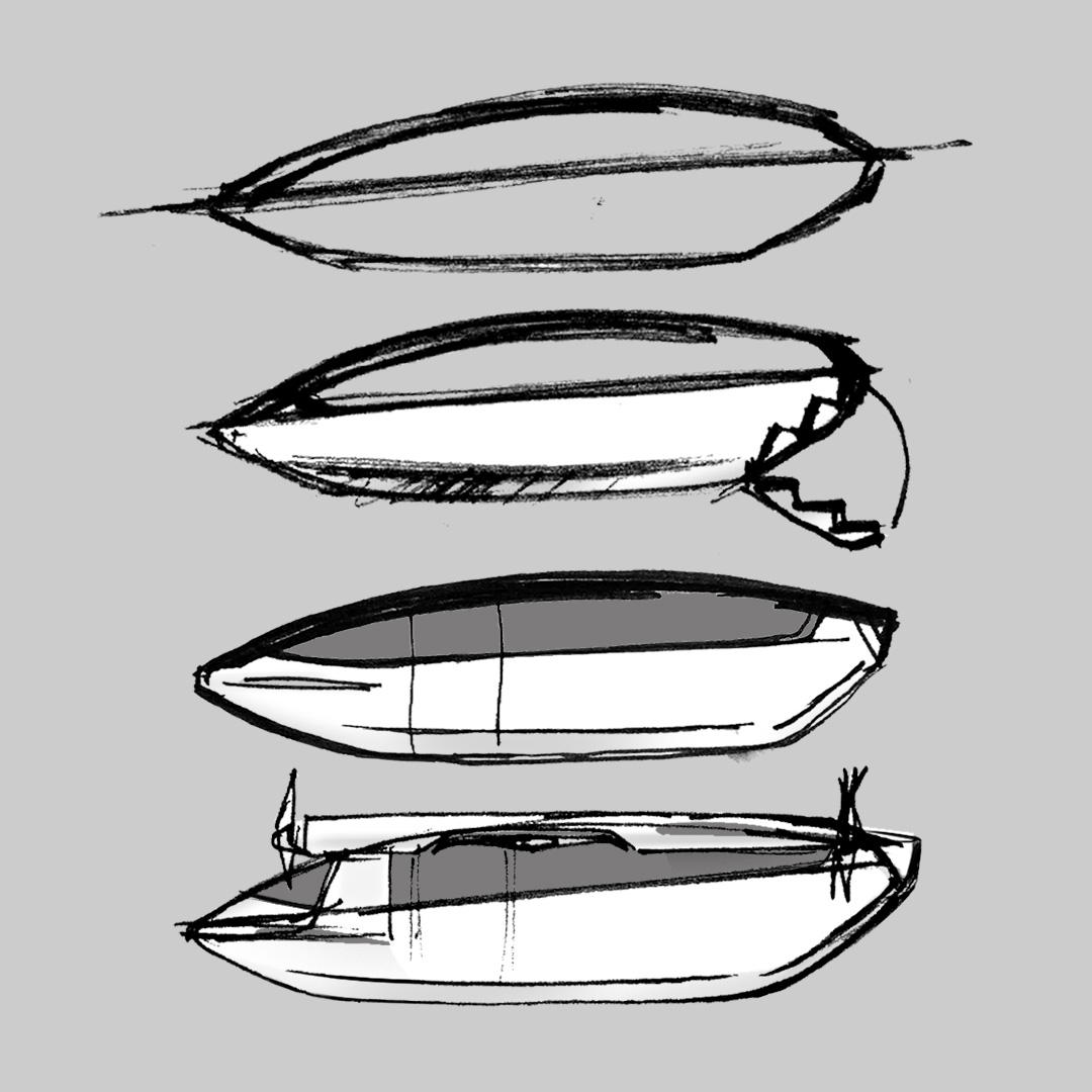 eVTOL Fuselage Ideation