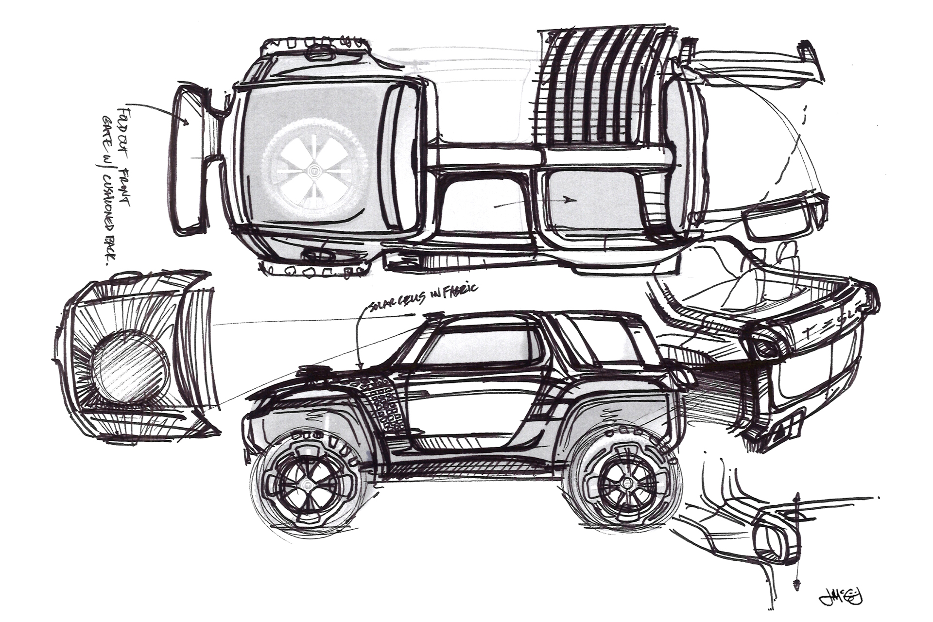 Allterrain Felt Tip Sketch