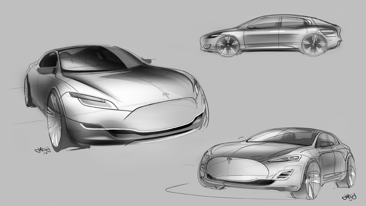 Model 3 Wheel Alias Sketchover