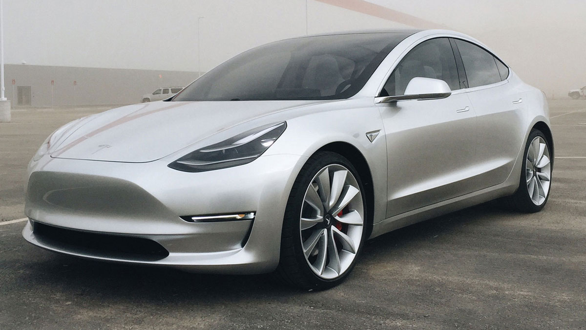 Model 3 Motor Trend Silver Gigafactory