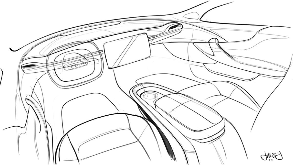 M3 Interior Sketch