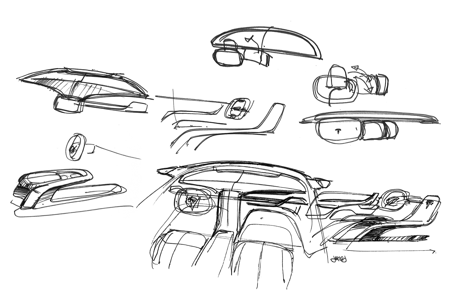 Model 3 Interior Ideation